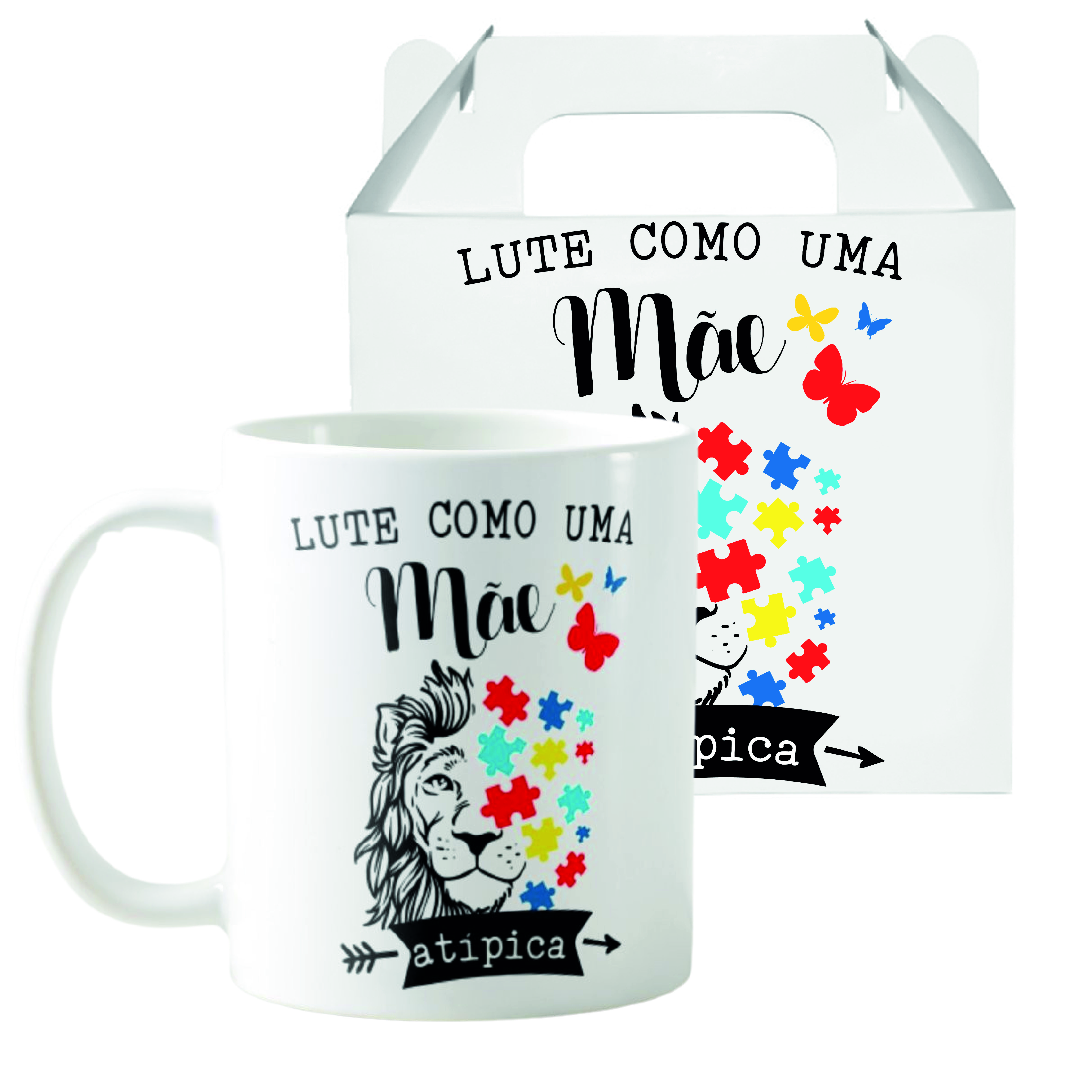 Caneca Personalizada Presente Especial para Mãe Atípica - Família (Mãe)