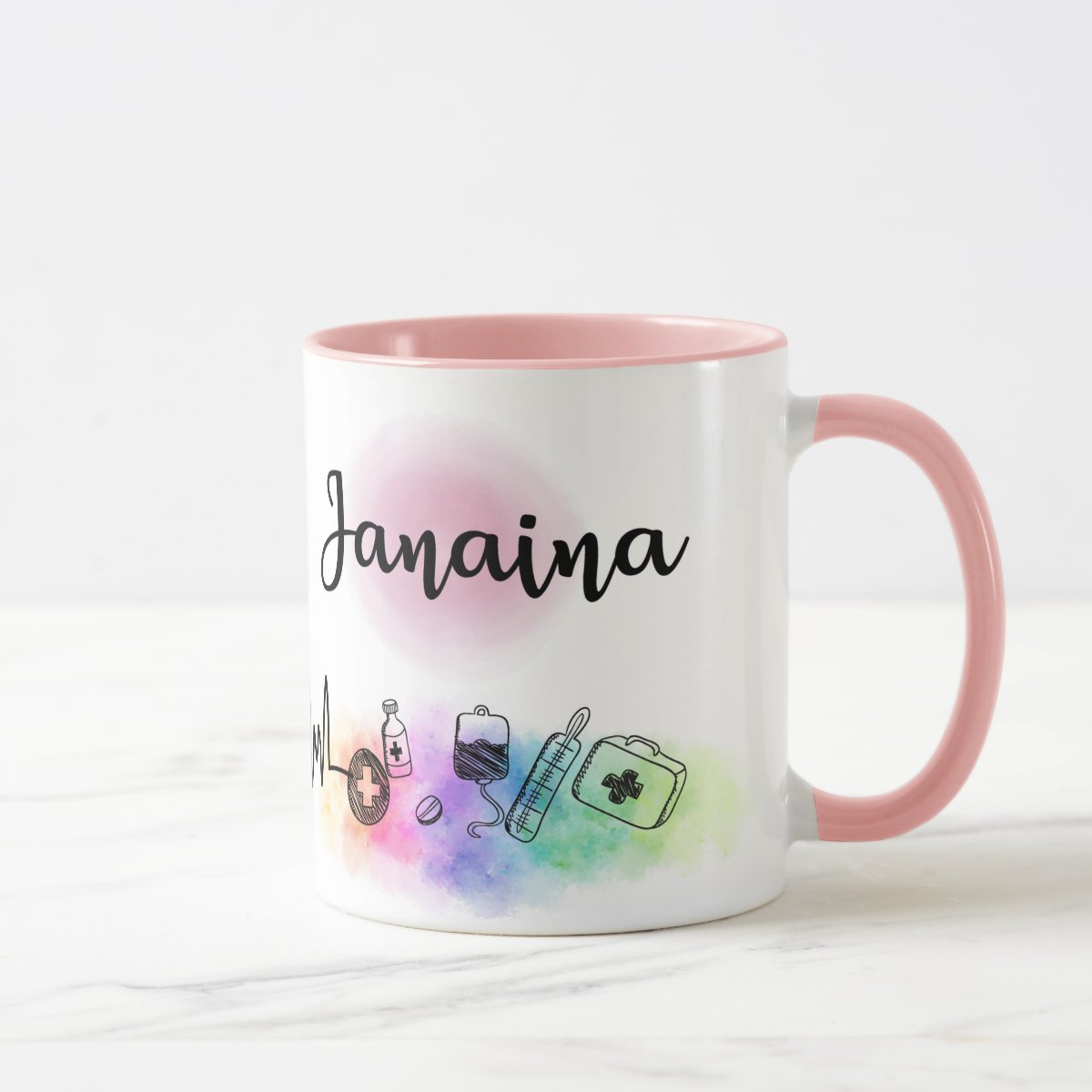 Caneca de Homenagem às Enfermeiras Presente pela Dedicação