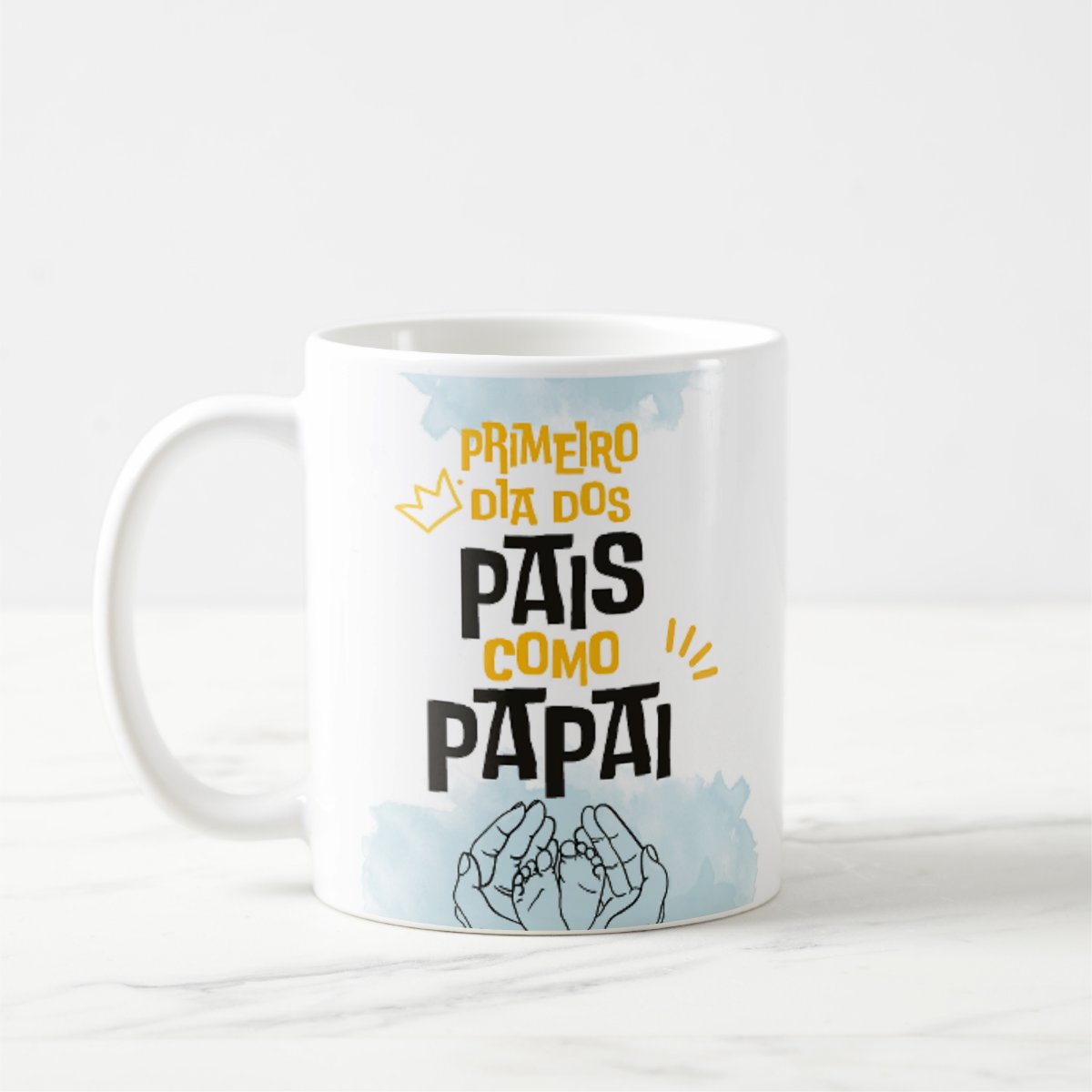 Caneca Personalizada Família Primeiro Dia dos Pais Como Pai