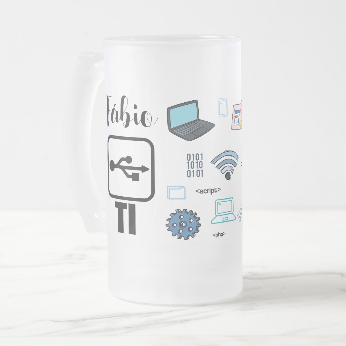 Copo de Cerveja Chopp Tecnologia Presente Programador