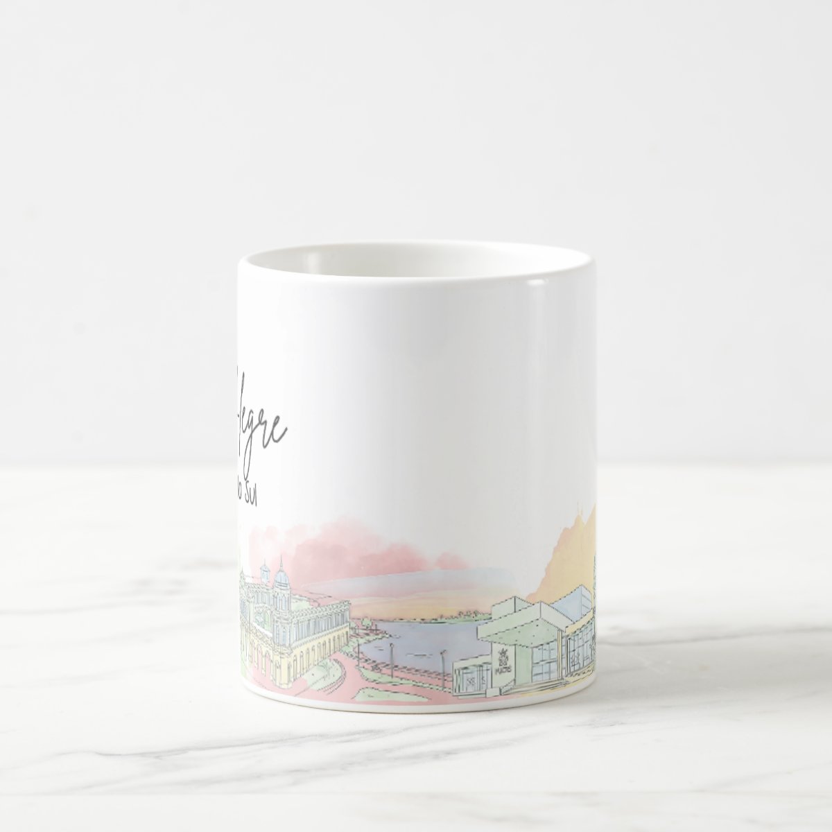 Caneca Personalizada Rio Grande do Sul Lembrança Porto Alegre