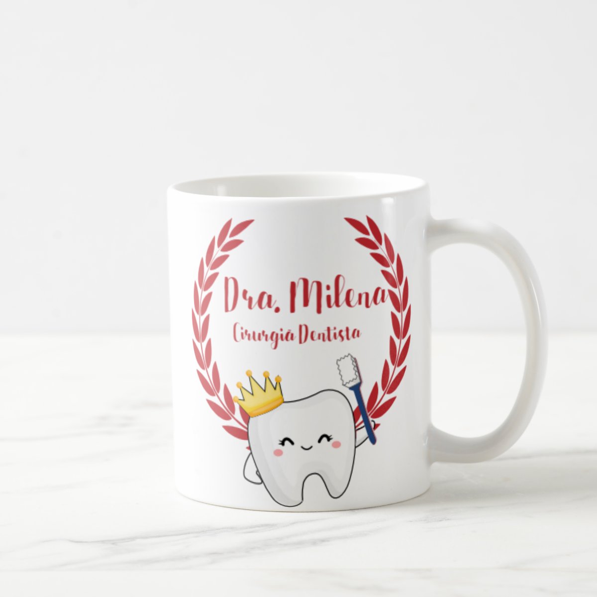 Caneca Odontologia Profissão Presente Cirurgiã Dentista