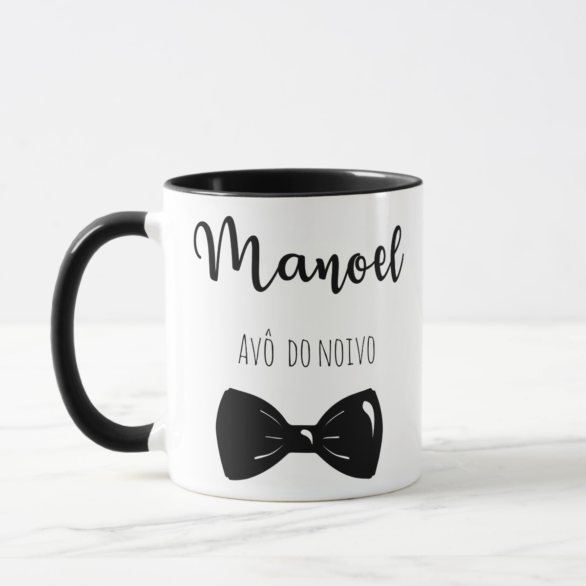 Caneca Presente Avô do Noivo Lembrança de Casamento Familia