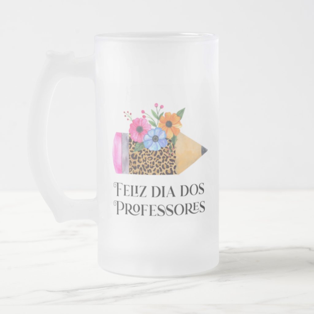 Copo de Cerveja de Presente Personalizado para Professores