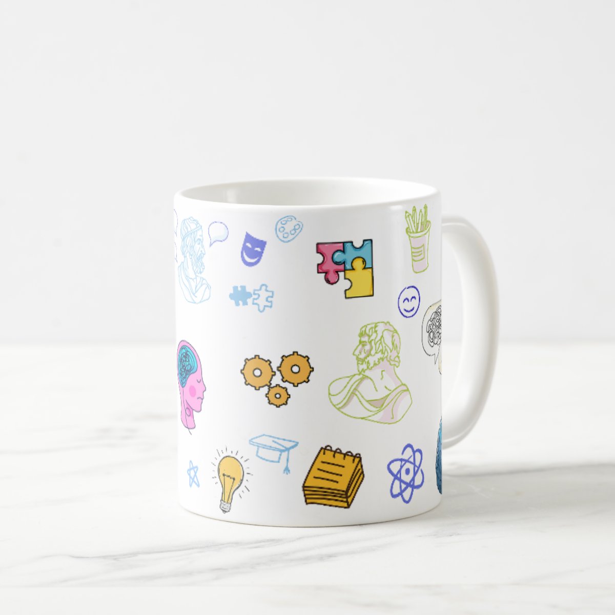 Caneca Profissão Terapeutas Presente para Psicólogos