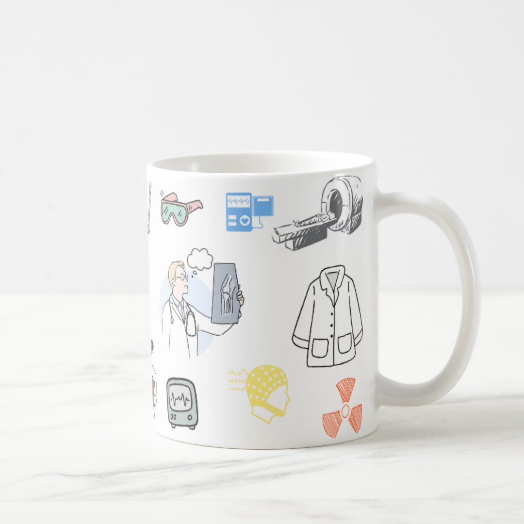Caneca Presente Personalizado para Médico Radiologista