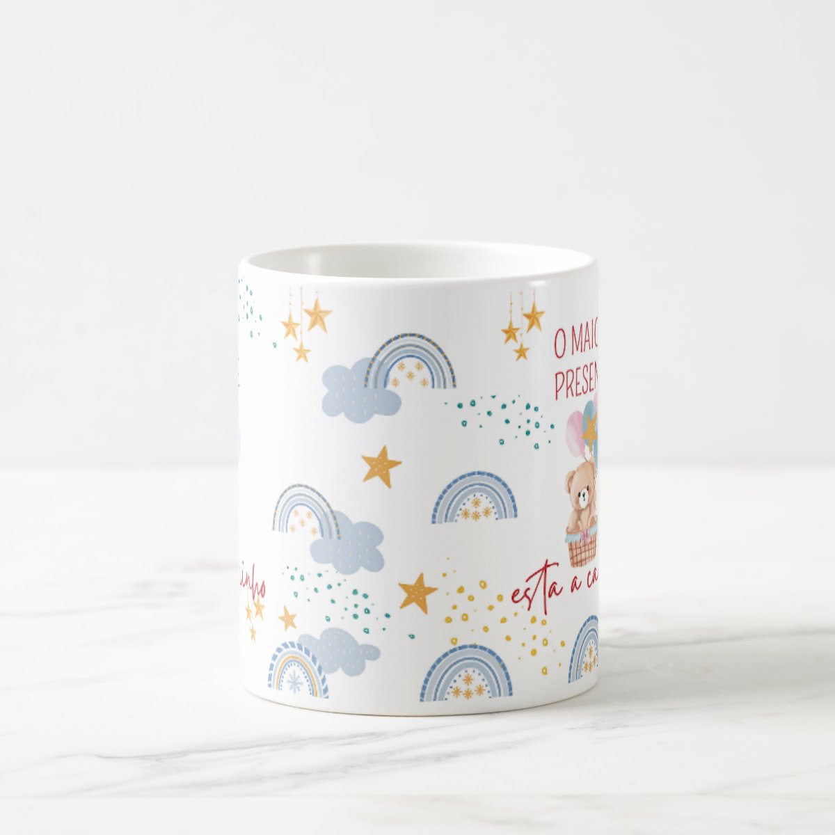 Caneca Personalizada Gravidez Surpresa Familia e Amigos