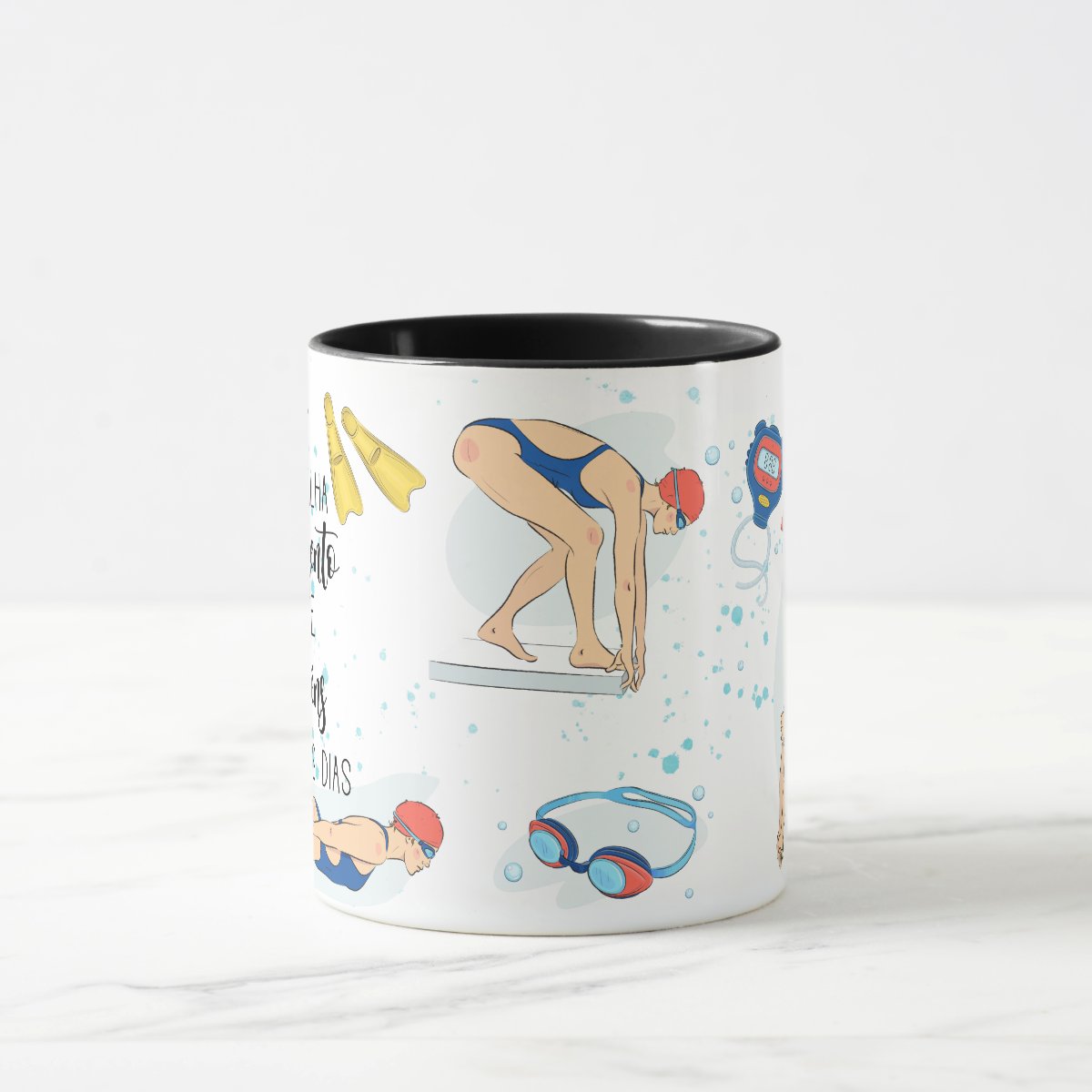 Caneca Presente Dia Dos Professores Professora De Natação