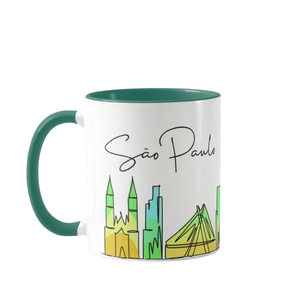 Caneca Personalizada Estado de São Paulo Presente Criativo