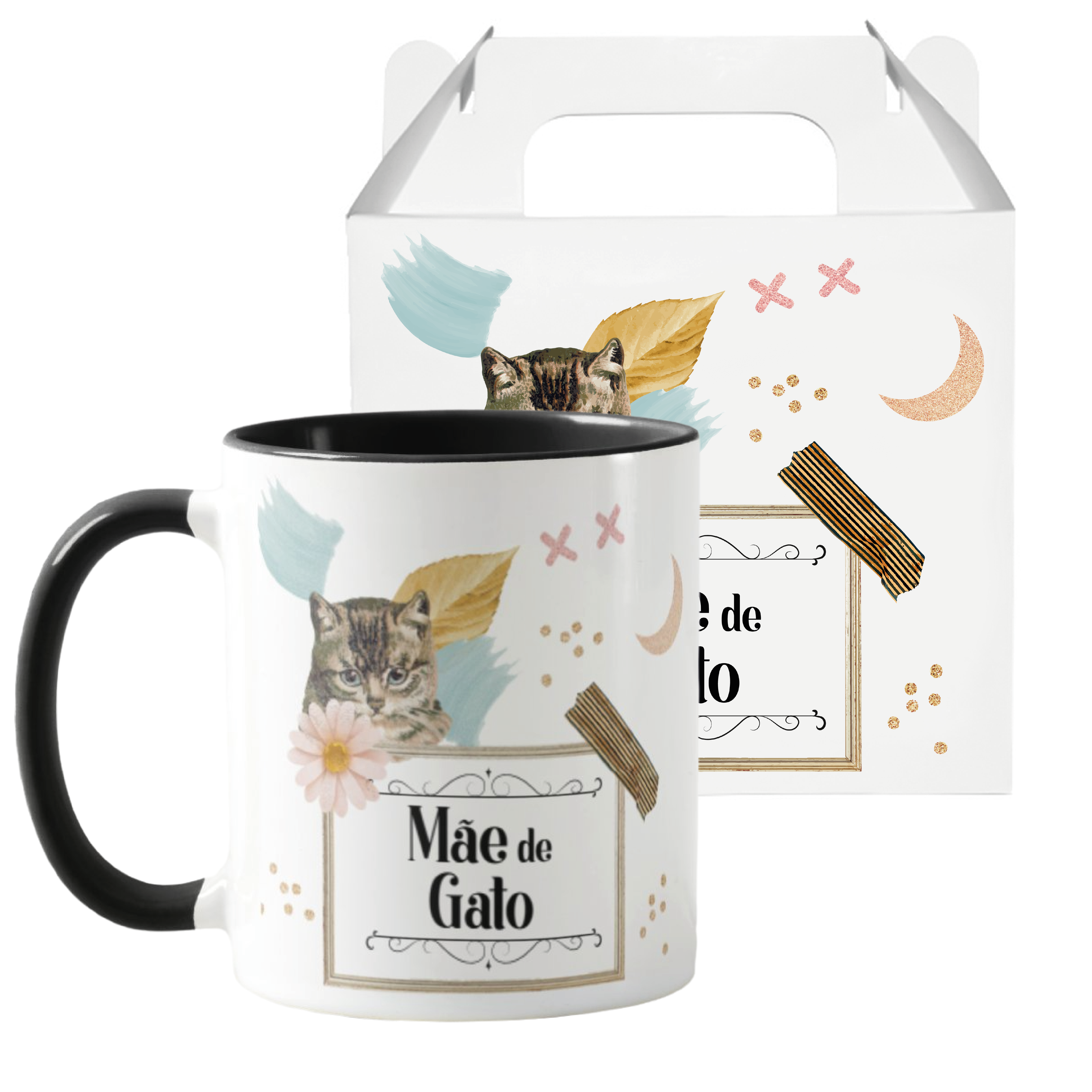 Caneca Presente Personalizado Pet para Mãe de Gato - Pet (Dono de Gato)