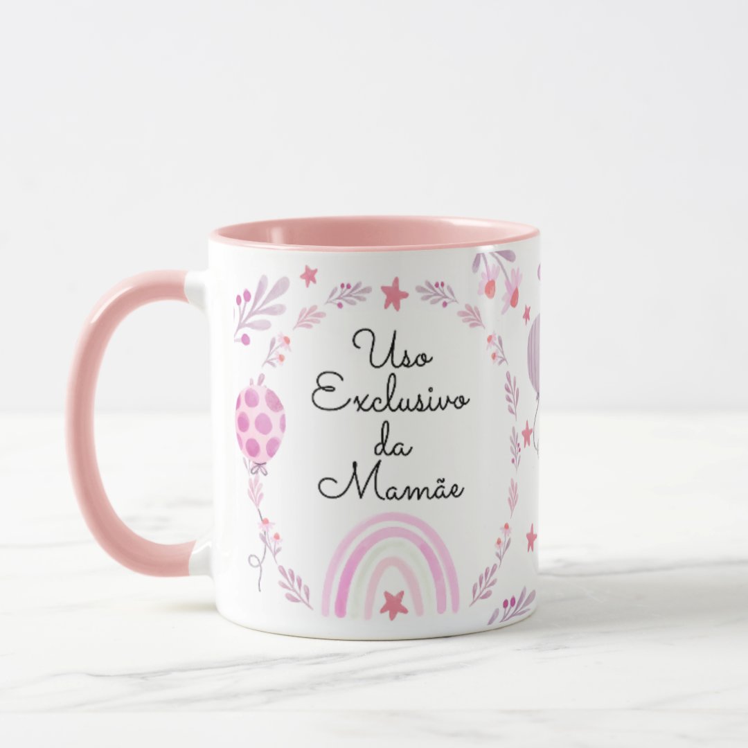 Caneca Feminina Delicada Presente Especial para Mamãe - Família (Mãe)