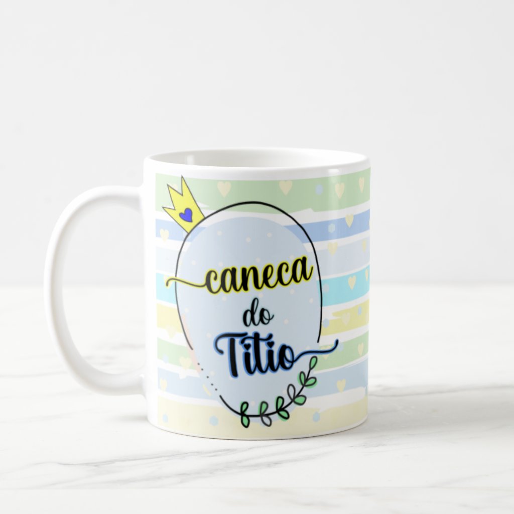 Conjunto 2 Canecas Personalizada Presente para Titia e Titio