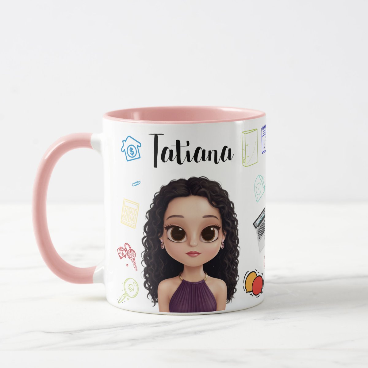Caneca Corretora de Imóveis Presente Criativo Imobiliária