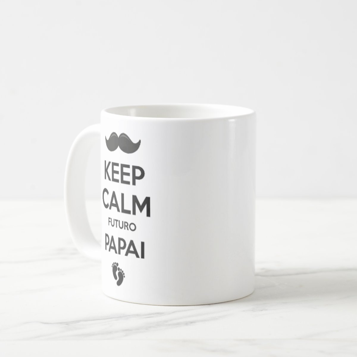Caneca Revelação Gravidez Futuro Papai
