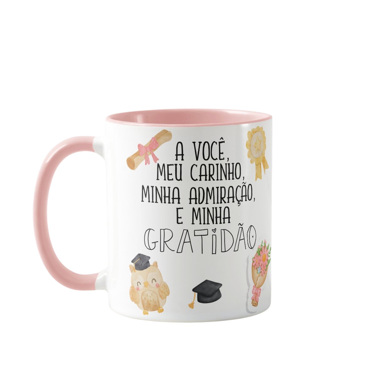 Caneca Presente Agradecimento Professora Dia dos Professores - Dia dos Professores (Professor(a))