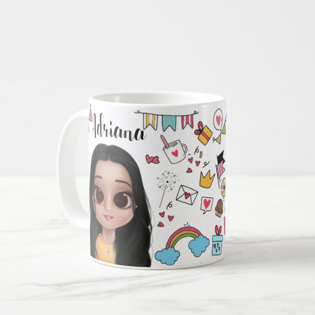 Caneca Presente Personalizado de Aniversário Amiga