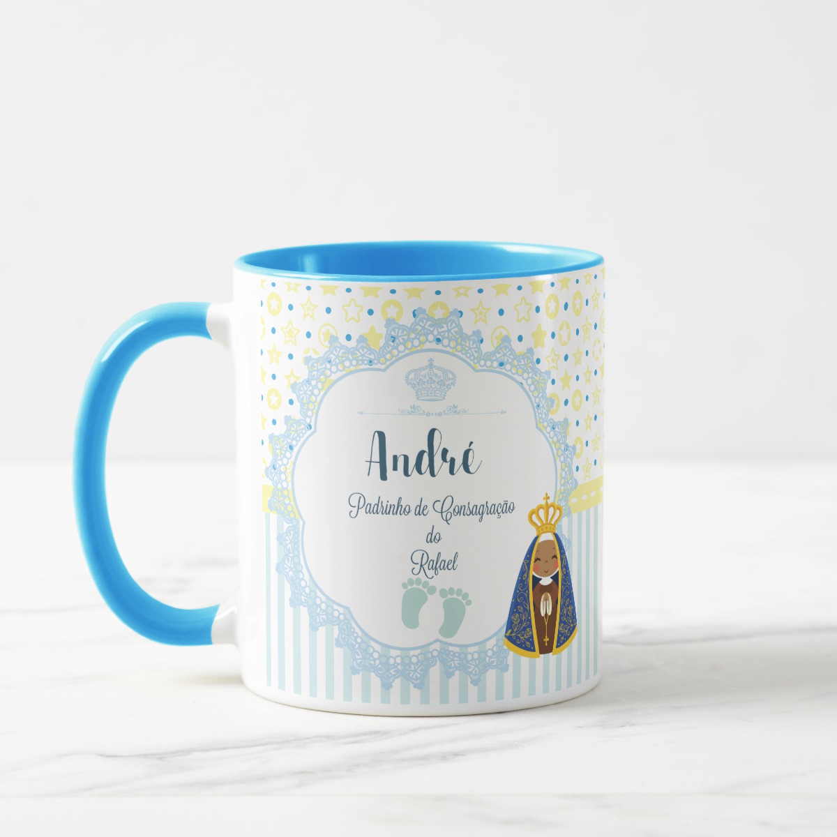 Caneca Personalizada Padrinho de Consagração Batizado