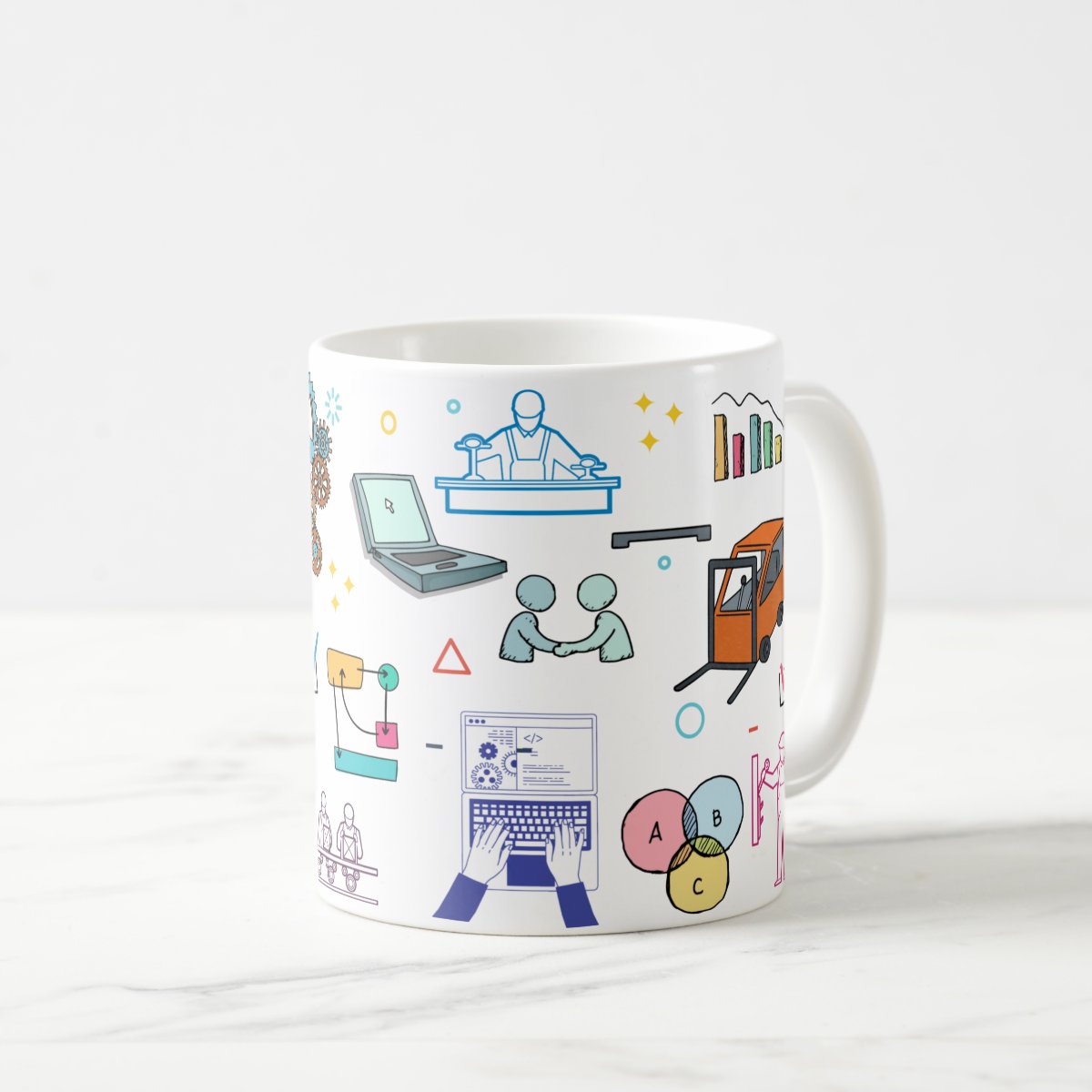 Caneca Personalizada Profissão Engenharia de Produção