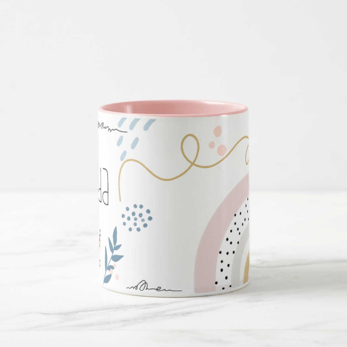 Caneca Feminina Minimalista Madrinha Presente para Dinda