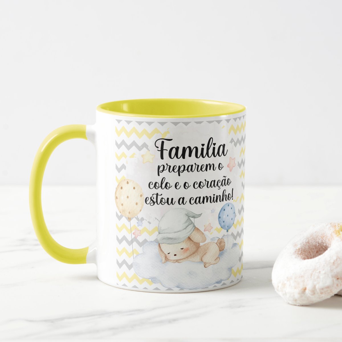 Caneca Presente Revelação De Gravidez Para Família