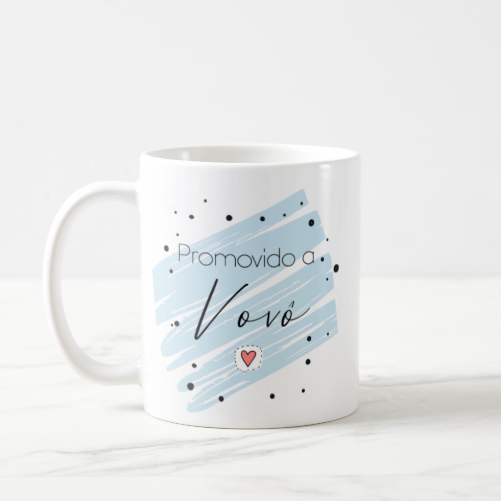 Caneca Presente Revelar Gravidez a Família Promovido Avô