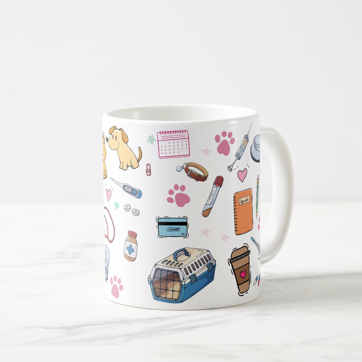 Caneca Profissão Presente Criativo Medicina Veterinária