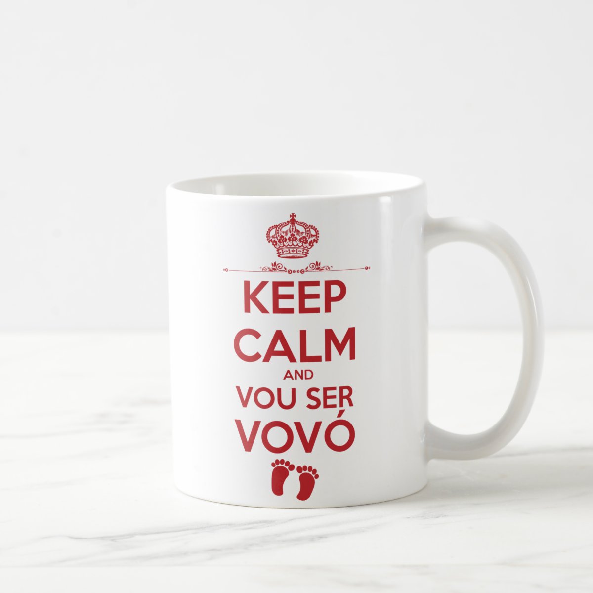 Caneca Presente Anúncio de Gravidez Futura Vovó Avó - Anúncio de Gravidez (Avós)