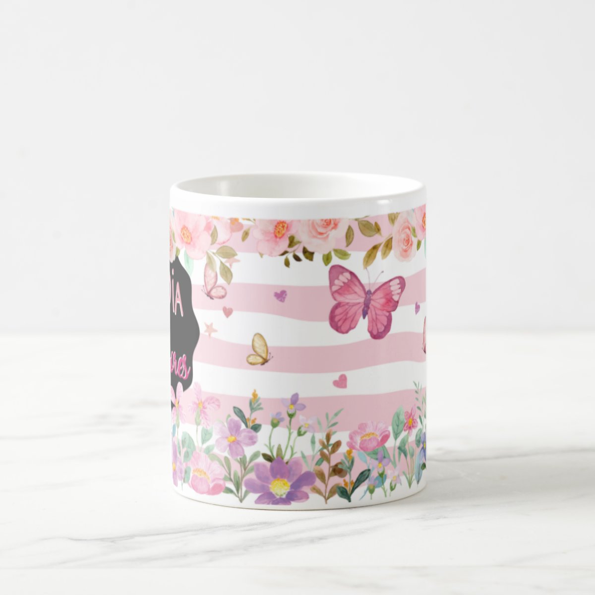 Caneca Feliz Dia Dos Professores Feminina Floral