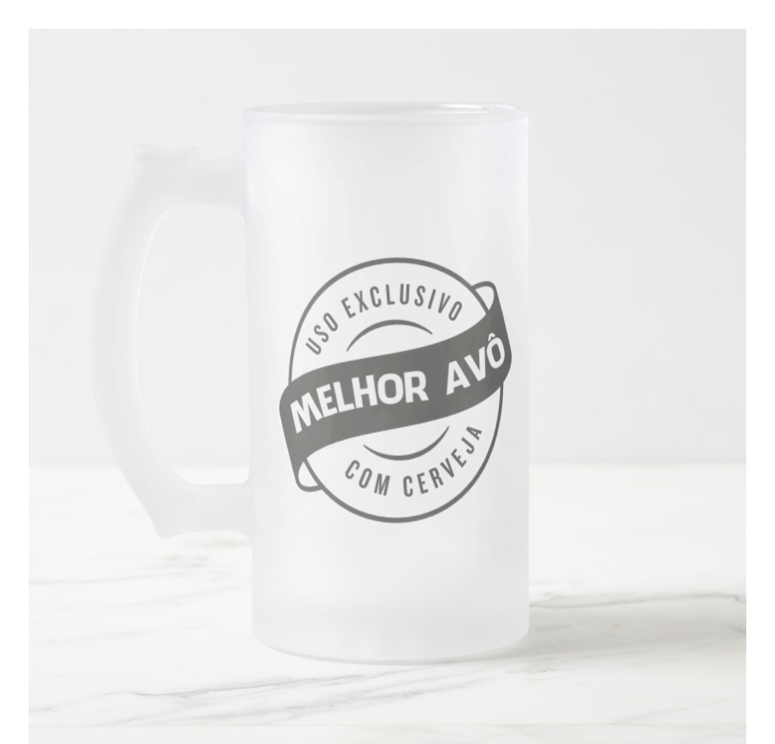 Copo De Cerveja Personalizado Presente Melhor Avô