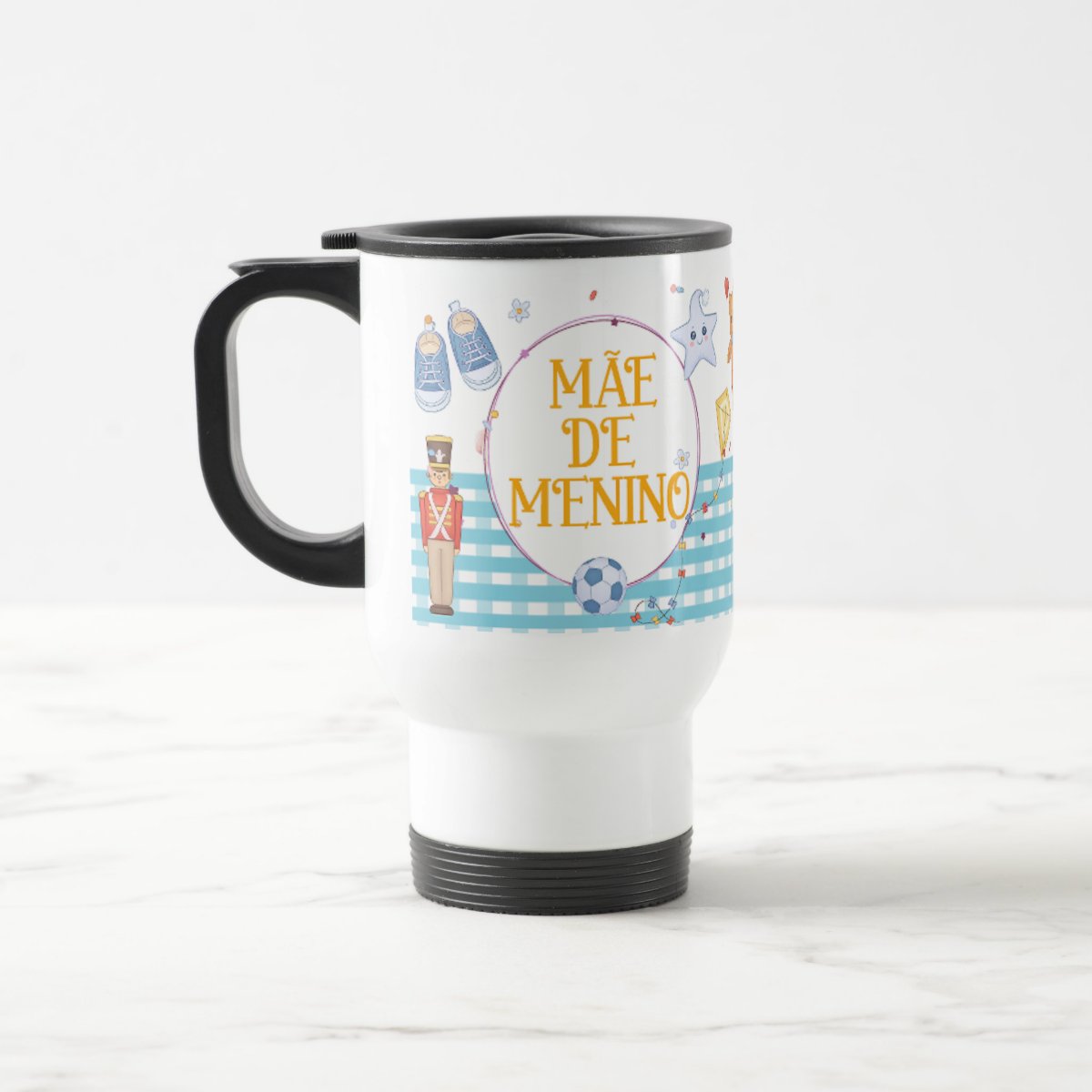 Copo Térmico Presente Mãe De Menino Personalizado