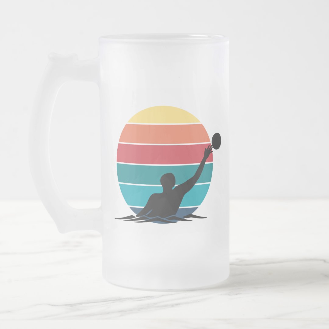 Caneca Cerveja Chopp Presente Criativo Esporte Polo Aquático - Hobbies (Esportista)