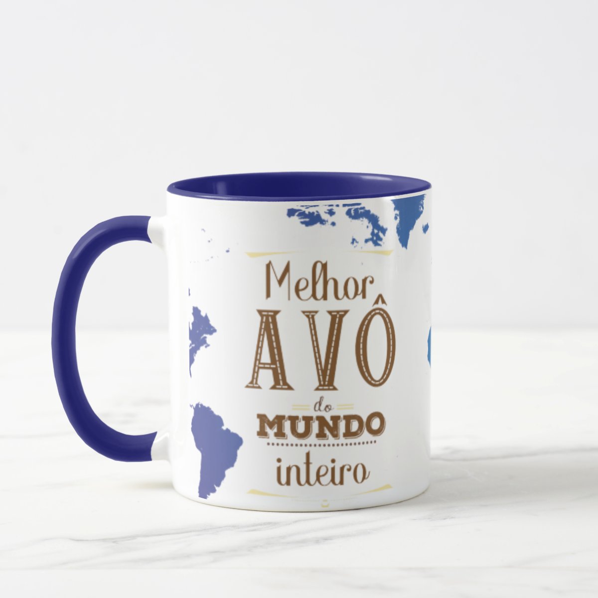 Caneca Presente Dia dos Avós para Melhor Avô do Mundo