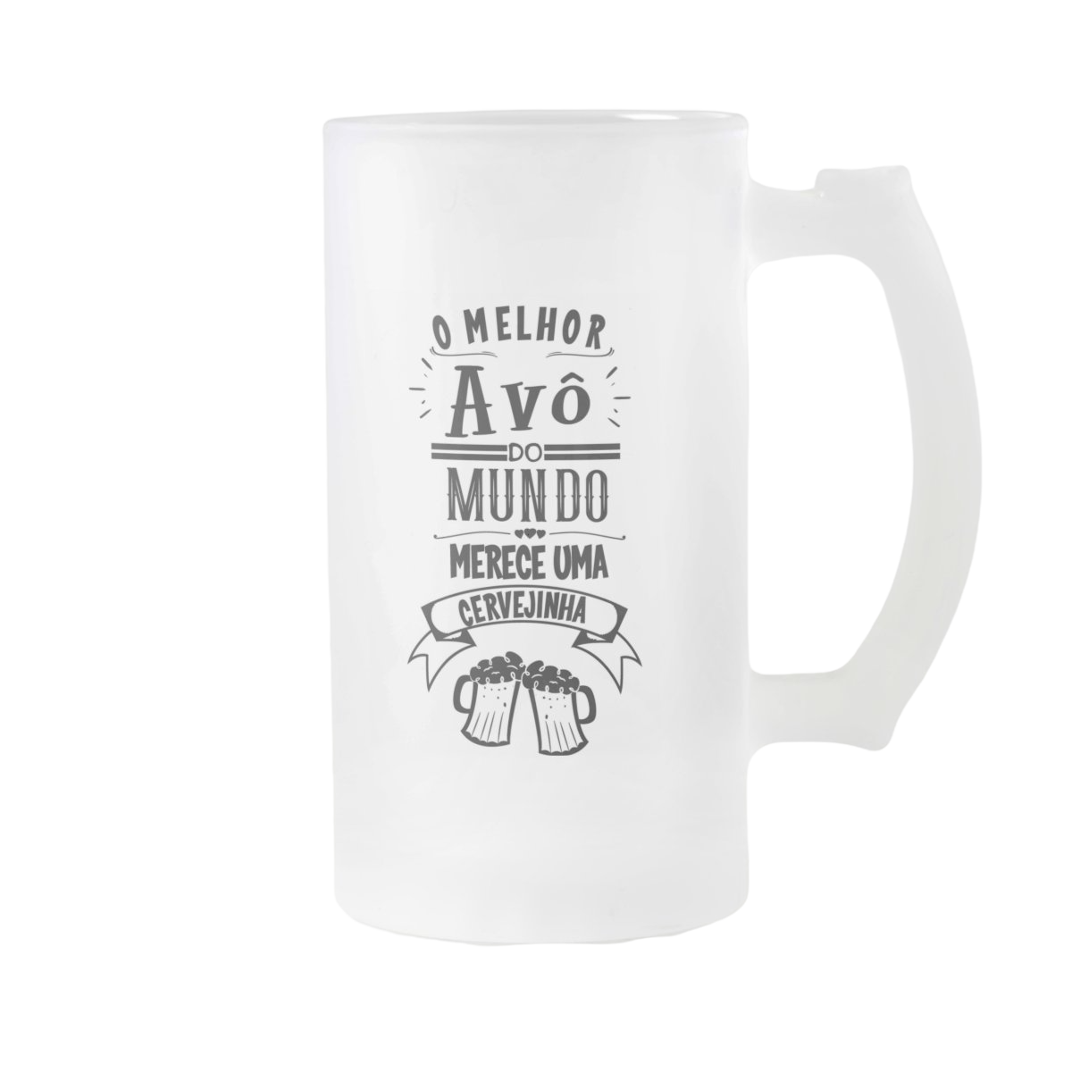 Copo Personalizada Chopp Cerveja Presente o Melhor Avô - Família (Avó/Avô)