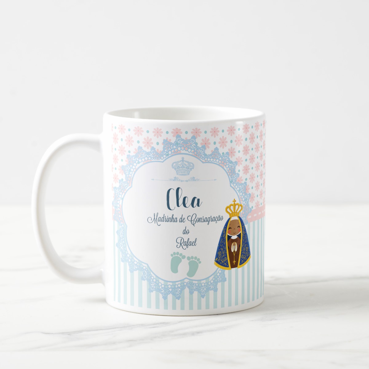 Caneca Personalizada Presente Madrinha De Consagração