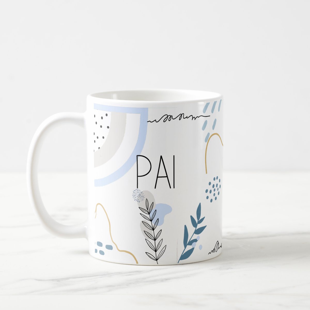 Caneca Masculina de Papai Minimalista Presente Especial Pai - Família (Pai)