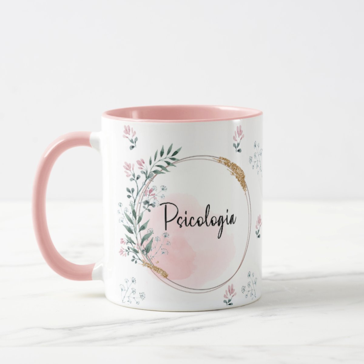 Caneca Feminina Delicada Presente Profissão Psicologia - Profissões (Psicólogo(a))