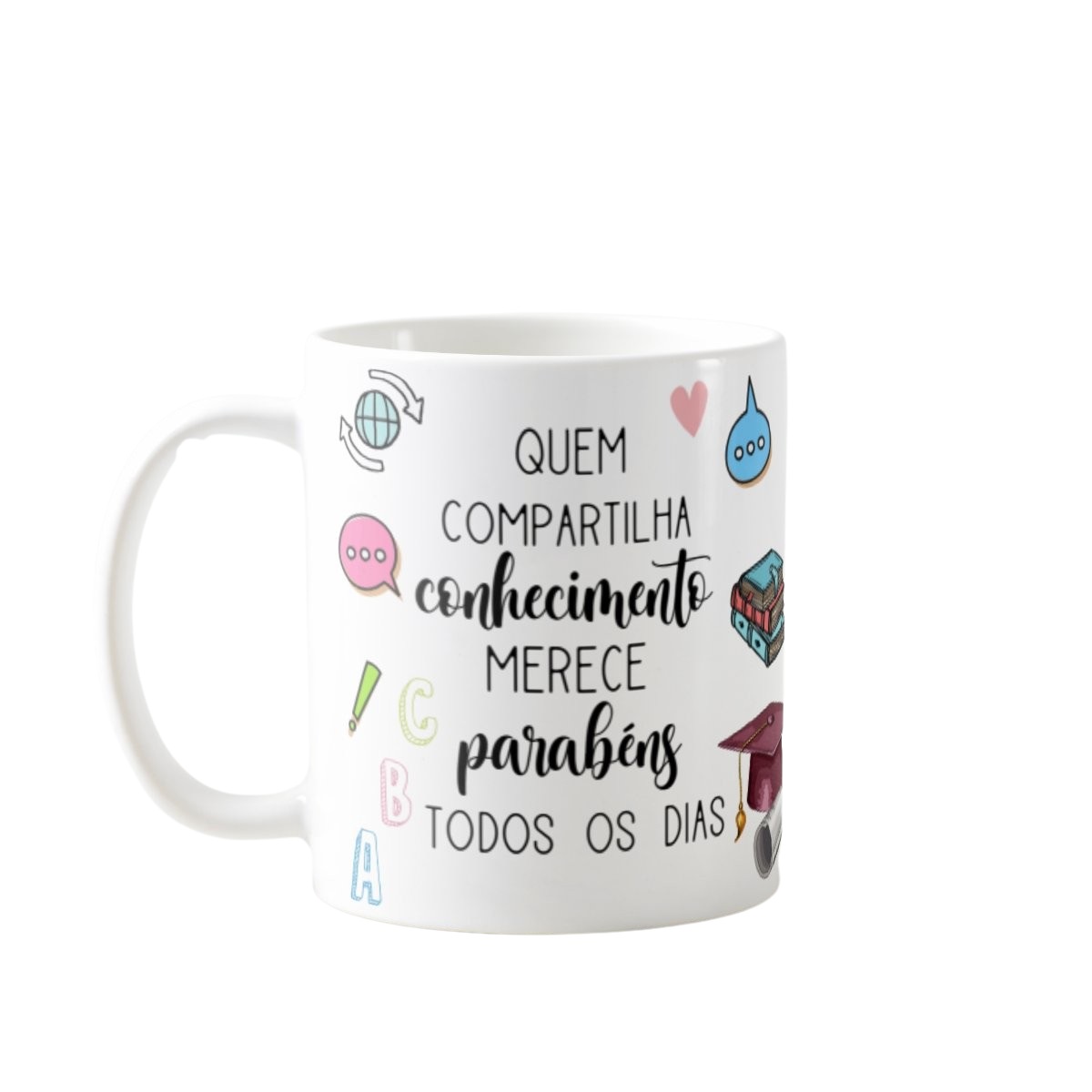Caneca Presente Dia Dos Professores Professora Espanhol - Dia dos Professores (Professor(a))