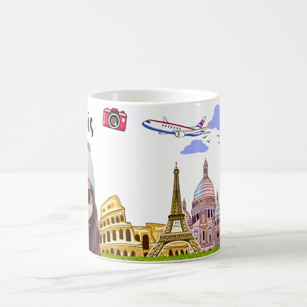 Caneca Personalizada Viagem Pela Europa