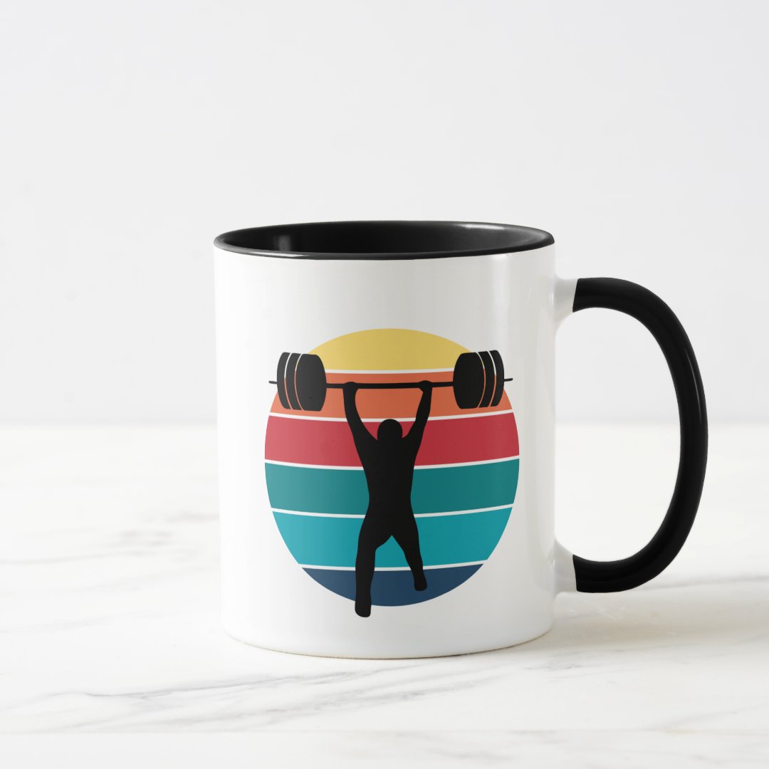 Caneca Presente Especial e Divertido Esporte Halterofilismo