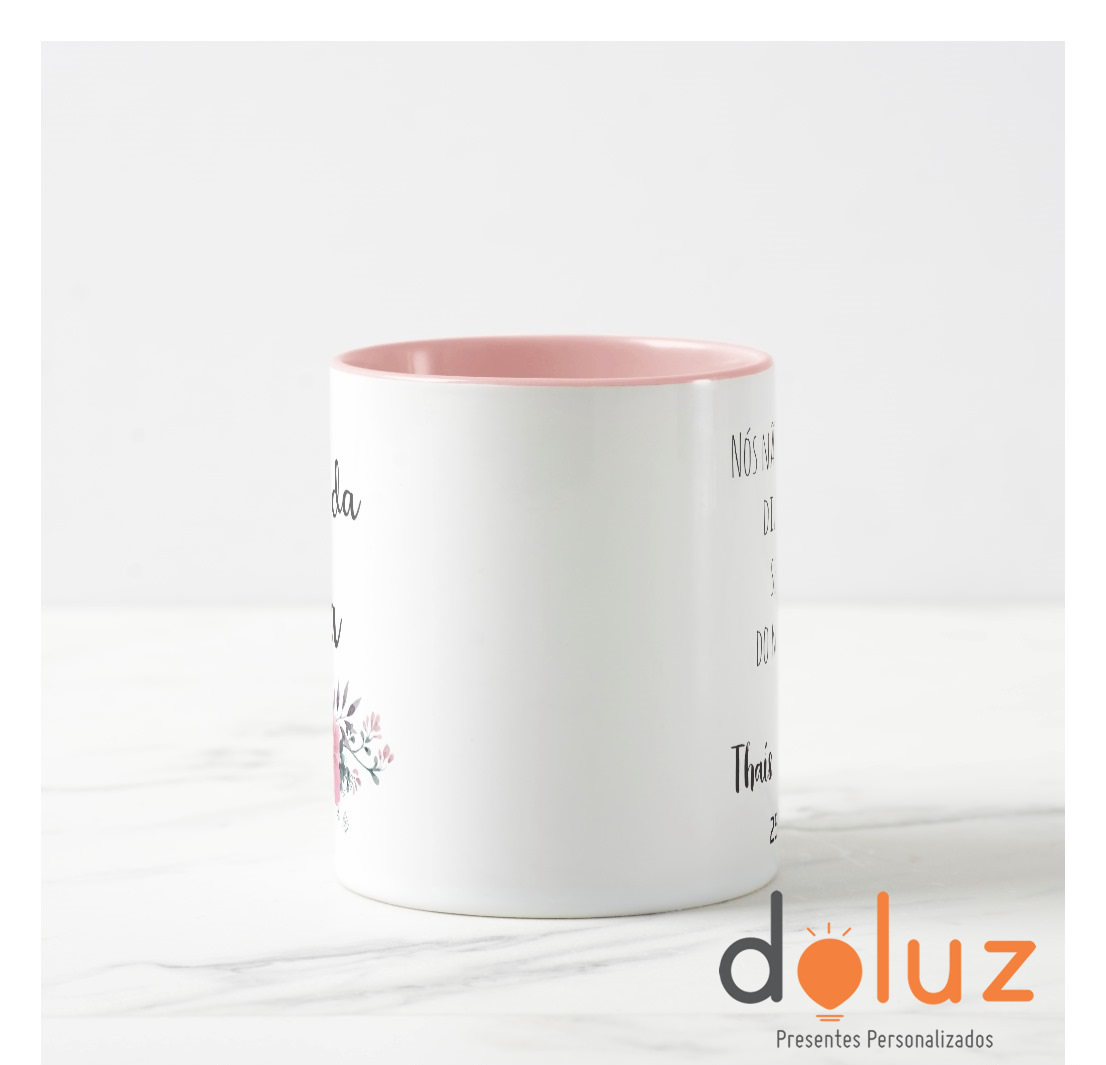 Caneca Casamento Avó Presente Personalizada Com Nome