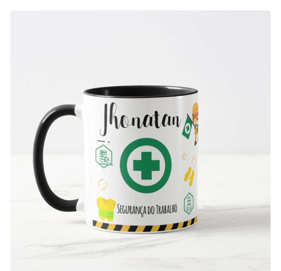Caneca Personalizada Profissão Segurança do Trabalho