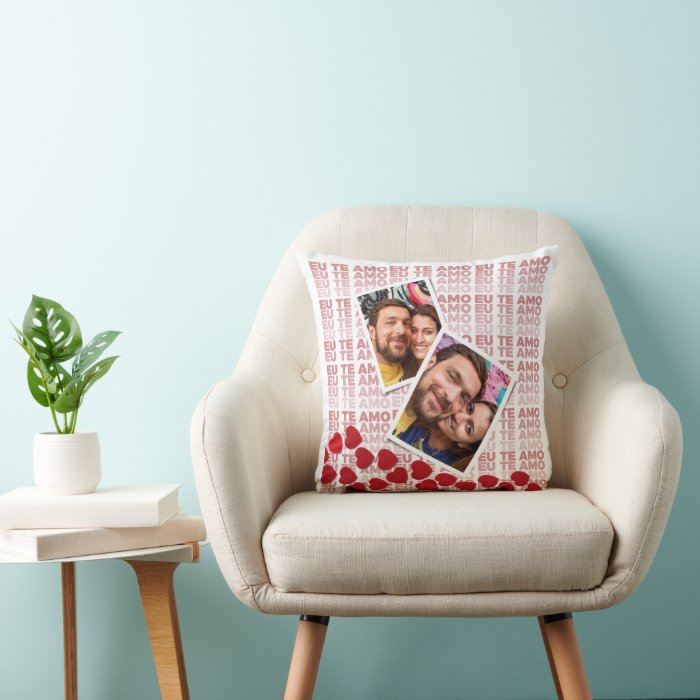 Almofada Decorativa Te Amo Presente para Casal Apaixonado