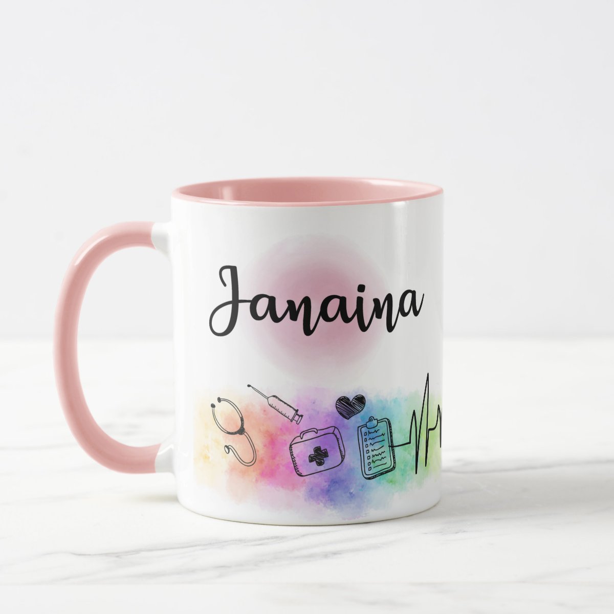 Caneca de Homenagem às Enfermeiras Presente pela Dedicação - Profissões (Enfermeiro(a))