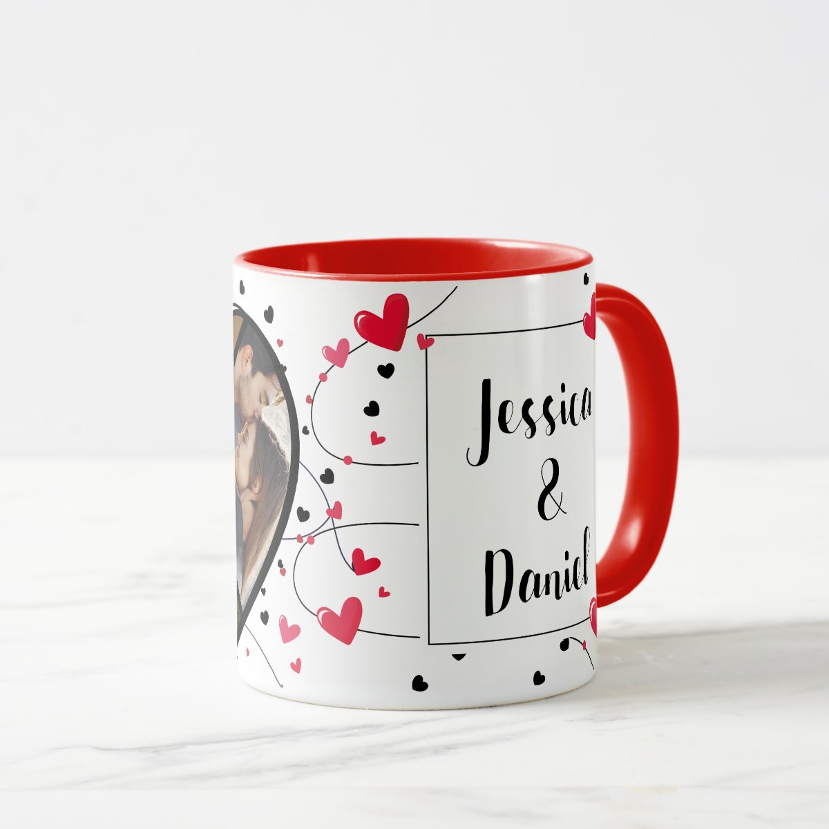Caneca Personalizada Com Foto Para Casal - Dia Dos Namorados