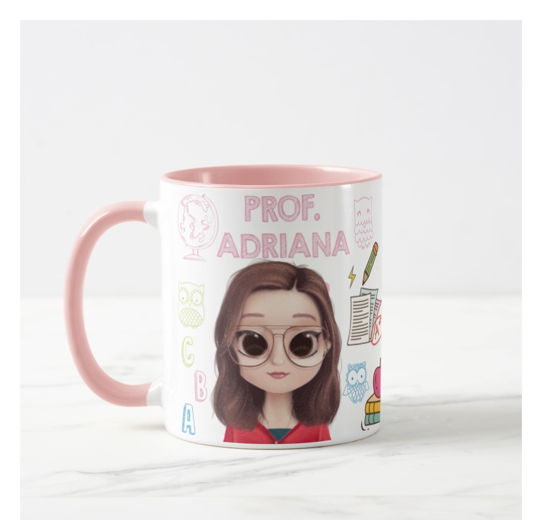 Caneca Personalizada Presente Pedagogia Professora Infantil