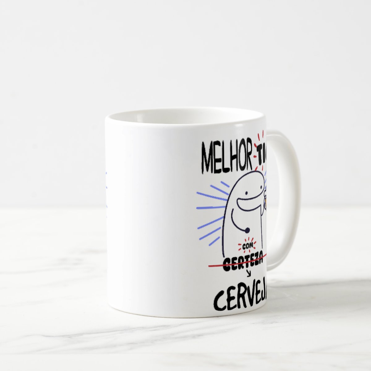 Caneca Personalizada Divertida Melhor Tio Amigo com Cerveja