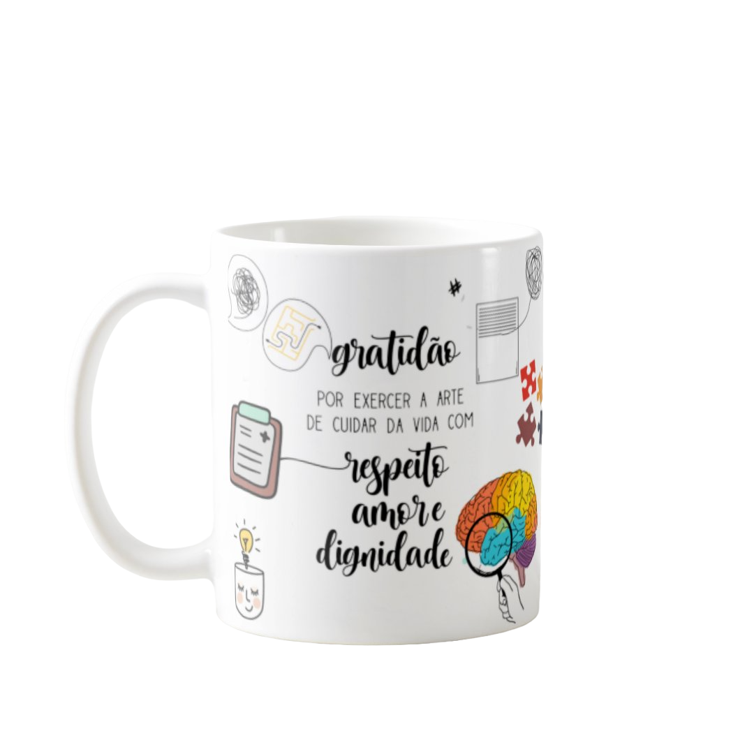 Caneca Mágica Presente Personalizado Medicina Psiquiatra