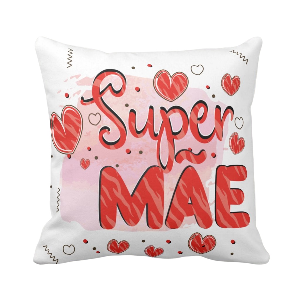 Kit Presente Criativo para Mãe Almofada e Caneca Super Mãe