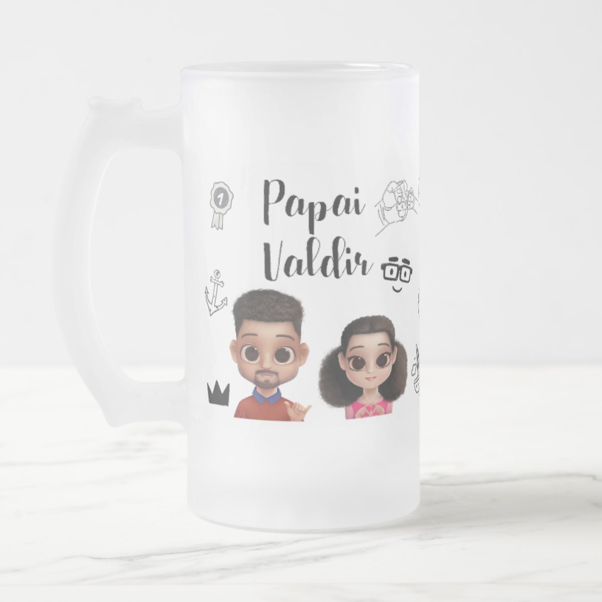 Caneca de Cerveja Chopp Pai Presente Criativo Papai Pais