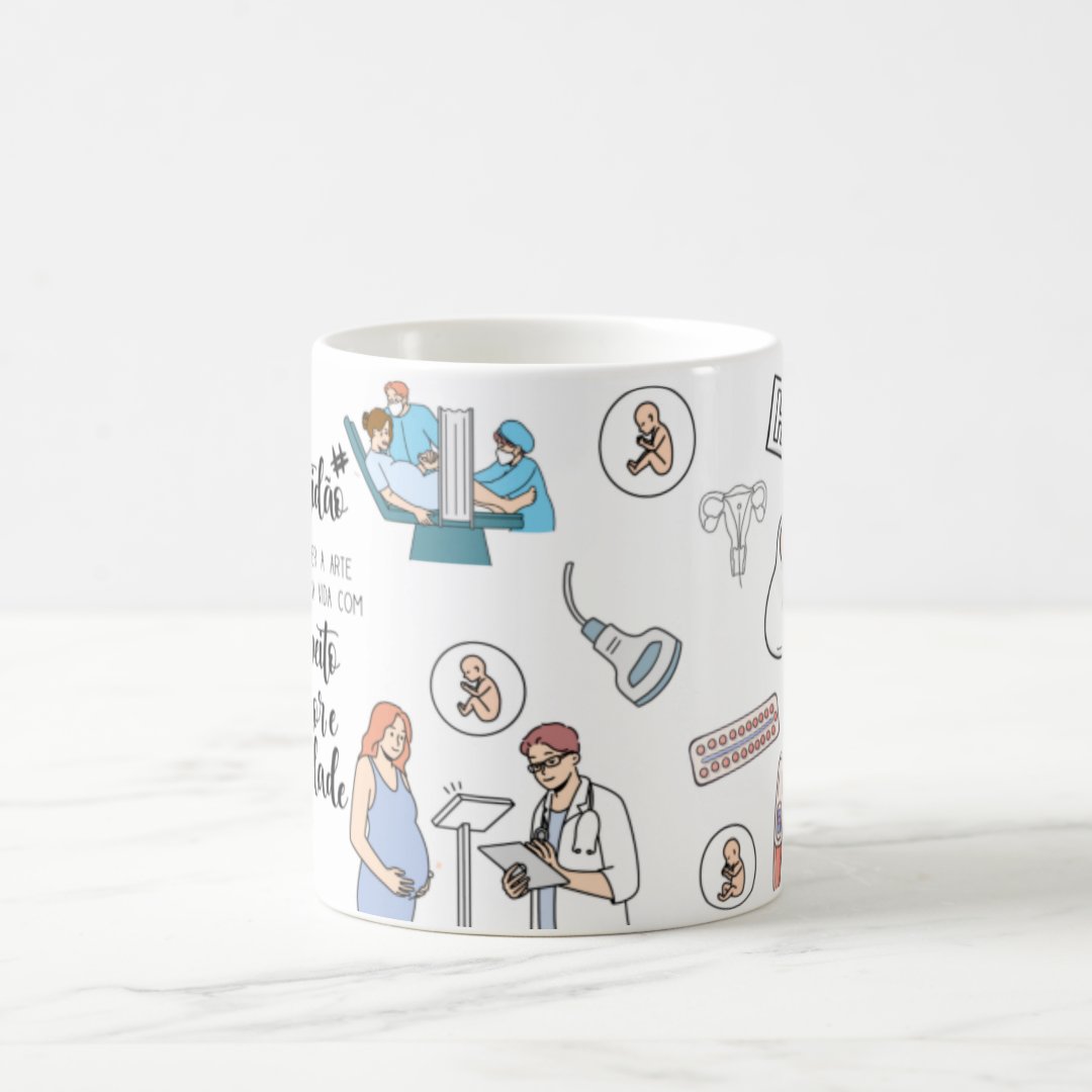 Caneca Personalizada Presente Especial Médica Obstetra